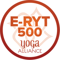 Yoga Alliance E-RYT 500 badge